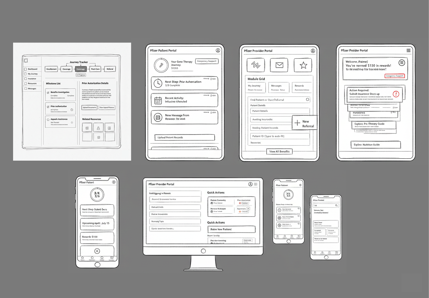 Low-Fidelity Wireframes